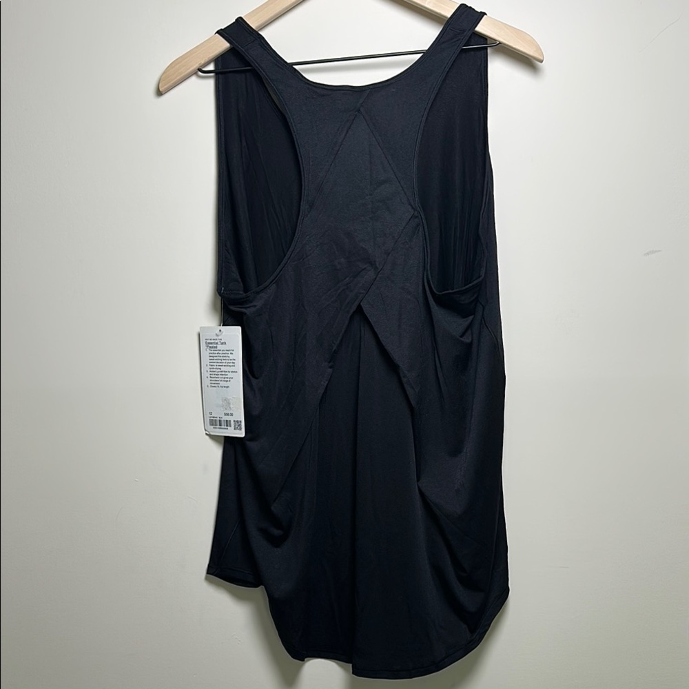 NWT lululemon athletica Black Tank Top